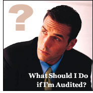 What Should I Do if I Am Audited? For an office audit, you must call for an appointment as soon as possible. Next, you should consult with the person who prepared your tax return for help in determining which records will be needed for the audit. After you have found all your receipts and documents needed for the audit, put them in order for the appointment. If you take a bag of receipts to "dump" on the auditor's desk, the auditor will probably make you take them home to organize them. 